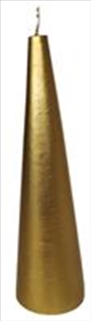 Buy Candle Christmas Cone Tree Gold