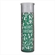 Buy Candle Pillar Jar Christmas 145G Scented Green