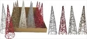 Buy Tree Cone Table Decor 25Cm Mix