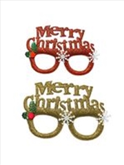 Buy Christmas Glasses Glitter