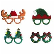 Buy Christmas Glasses Glitter (SENT AT RANDOM)