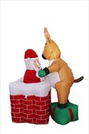 Buy Christmas Inflatable Santa Kangroo 150Cm