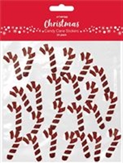 Buy Christmas Candy Cane Sticker 24Pk