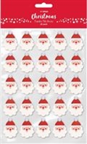 Buy Christmas Santa Faces Sticker 25Pk