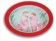 Buy Melamine Platter Oval Christmas Australiana