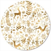 Buy Placemat Coaster 8Pk Christmas Foil Icons