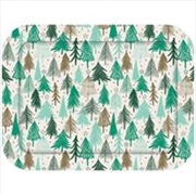 Buy Christmas Bamboo Fibre Tray 40X32Cm Trees