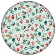 Buy Christmas Bamboo Fibre Plates 22Cm 4Pk Foliage