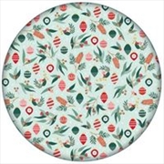 Buy Christmas Bamboo Fibre Plates 28Cm 2Pk Foliage