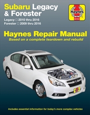 Buy Subaru Legacy (10-16) & Forester (09-16) Haynes Repair Manual (Usa)