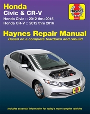 Buy Honda Civic (12-15) & Cr-V (12-16) Haynes Manual (Usa) : 2012-16