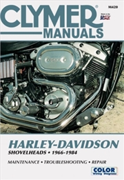 Buy Harley-Davidson Shovelhead Motorcycle (1966-1984) Clymer Repair Manual