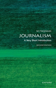 Buy Journalism : A Very Short Introduction