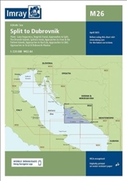 Buy Imray Chart M26 : Split To Dubrovnik