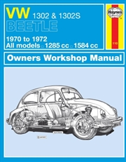 Buy Vw 1302 & 1302S (70 - 72) Haynes Repair Manual