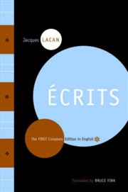 Buy Ecrits : The First Complete Edition In English