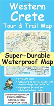 Buy Western Crete Tour & Trail Super-Durable Map