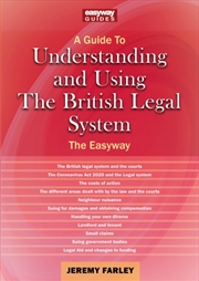 Buy Understanding And Using The British Legal System : An Easyway Guide