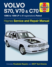 Buy Volvo S70, V70 & C70 Petrol (96 - 99) Haynes Repair Manual