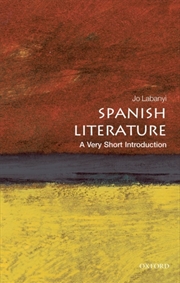 Buy Spanish Literature : A Very Short Introduction