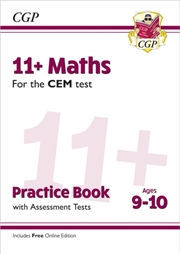 Buy 11+ Cem Maths Practice Book & Assessment Tests - Ages 9-10 (With Online Edition)