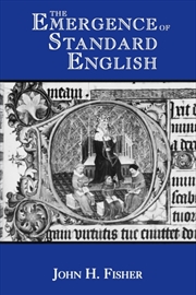 Buy The Emergence Of Standard English