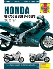 Buy Honda Vfr750 & 700 V-Fours (86 - 97) Haynes Repair Manual : 86-97