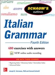 Buy Schaum's Outline Of Italian Grammar
