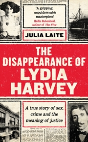Buy The Disappearance Of Lydia Harvey