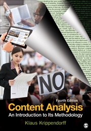 Buy Content Analysis : An Introduction To Its Methodology