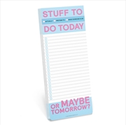 Buy Knock Knock Stuff To Do Today Make-A-List Pads