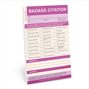 Buy Knock Knock Badass Sticky Citation Pad