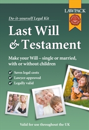 Buy Last Will & Testament Kit (Do It Yourself Kit)