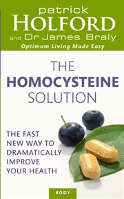 Buy The Homocysteine Solution : The Fast New Way To Dramatically Improve Your Health