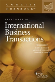 Buy Principles Of International Business Transactions