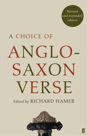 Buy A Choice Of Anglo-Saxon Verse