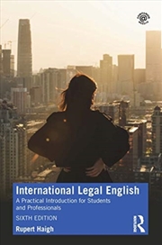 Buy International Legal English : A Practical Introduction For Students And Professionals