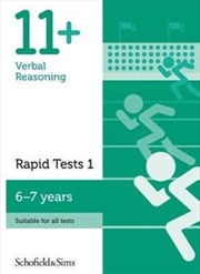 Buy 11+ Verbal Reasoning Rapid Tests Book 1: Year 2, Ages 6-7