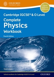 Buy Cambridge Igcse & O Level Complete Physics: Workbook Fourth Edition