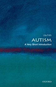 Buy Autism : A Very Short Introduction