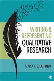 Buy Writing And Representing Qualitative Research