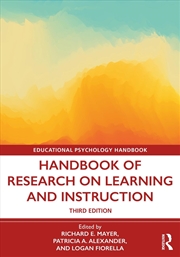 Buy Handbook of Research on Learning and Instruction