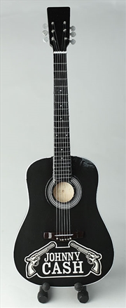 Buy Miniature Acoustic Guitar Johnny Cash Two Gun
