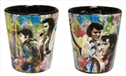 Buy Elvis Shot Glass Colorful Collage