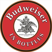 Buy Budweiser Dome Tin Sign 38.1 Cm Dia
