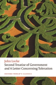 Buy Second Treatise Of Government And A Letter Concerning Toleration