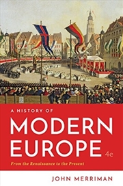 Buy A History Of Modern Europe
