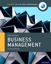 Buy Oxford Ib Diploma Programme: Business Management Course Book