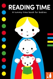 Buy Reading Time : A High-Contrast Fold-Out Tummy Time Book With First Words For Babies