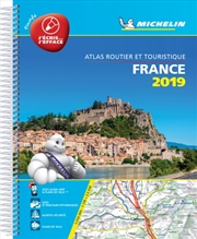 Buy France 2019 -Tourist & Motoring Atlas A4 Laminated Spiral : Tourist & Motoring Atlas A4 Spiral